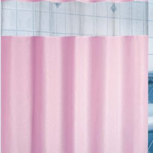 SHOWER CURTAIN  No 1050 PINK HOOKLESS 1,80X1,80